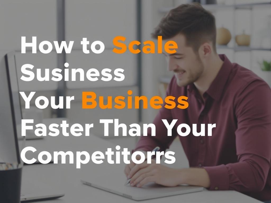 How to scale your business faster than your competitors: real strategies that work
